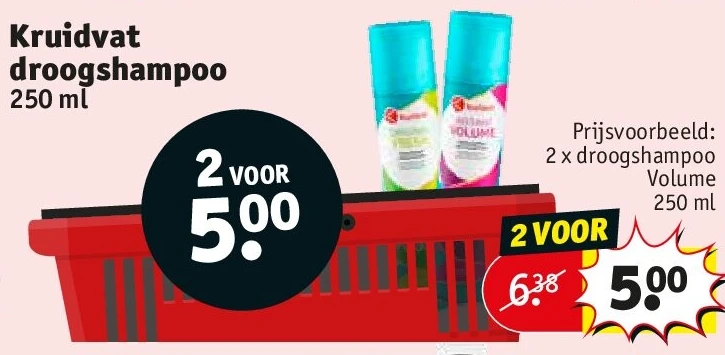 Kruidvat droogshampoo