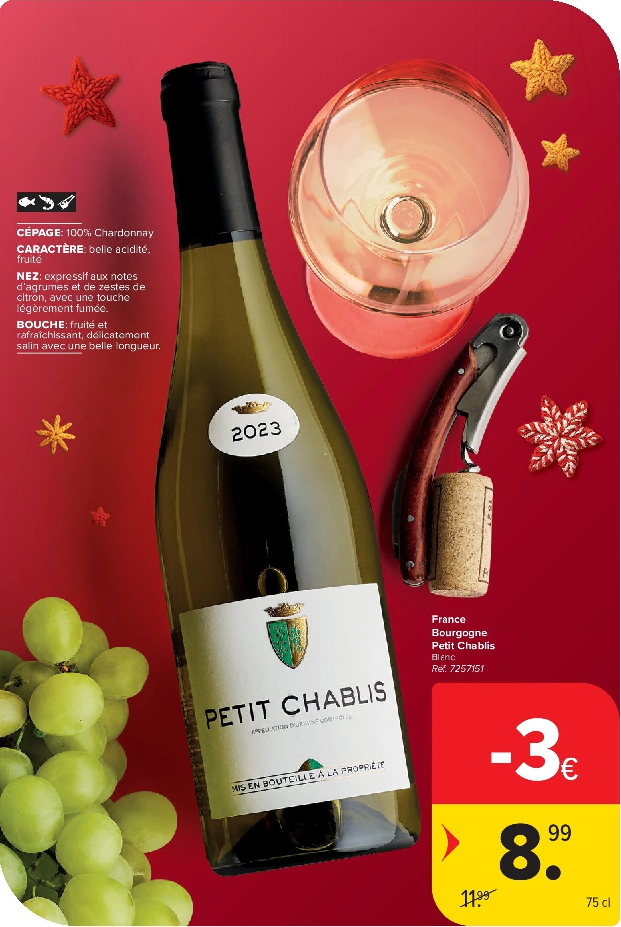 France Bourgogne Petit Chablis