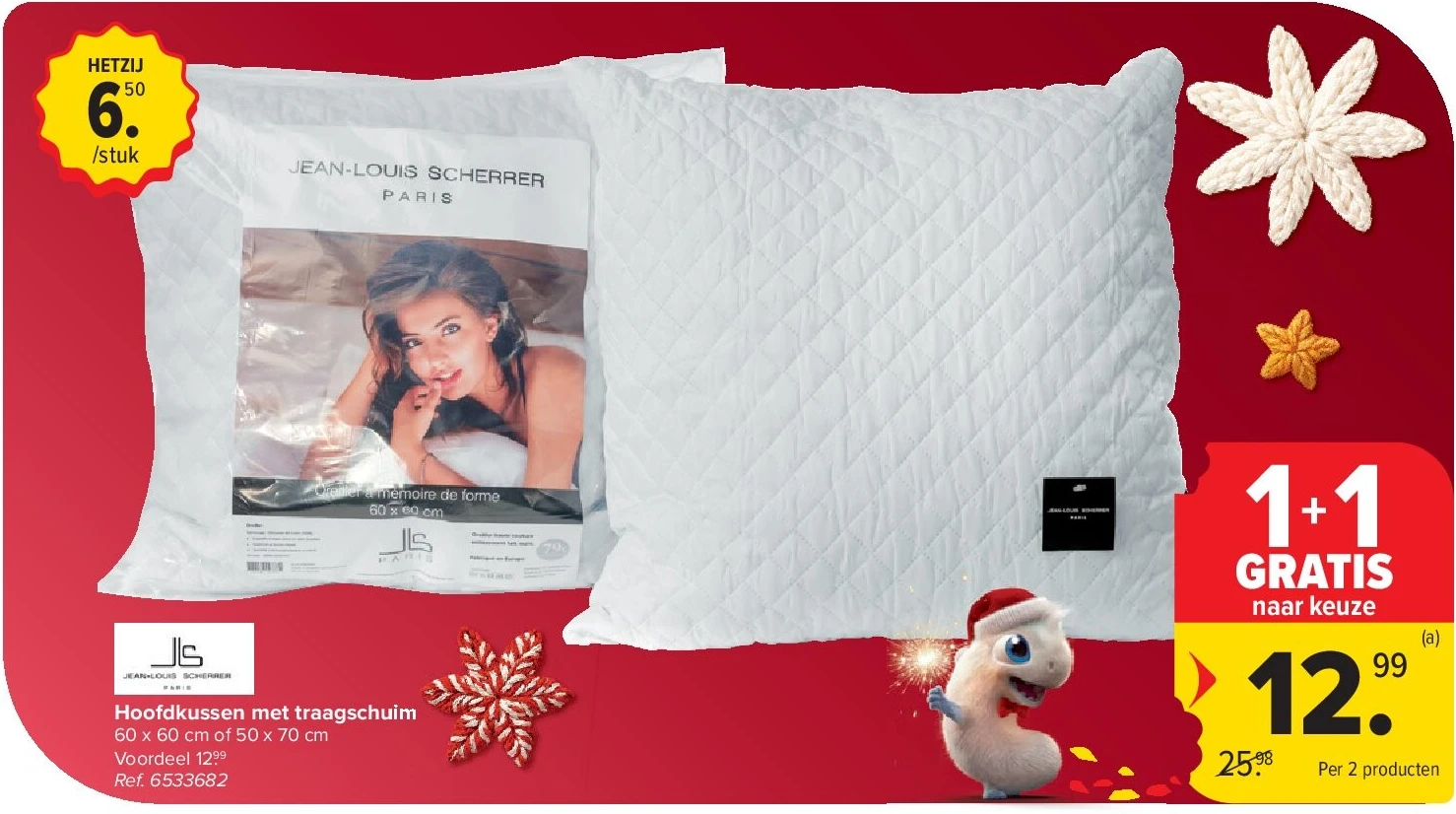 Hoofdkussen met traagschuim