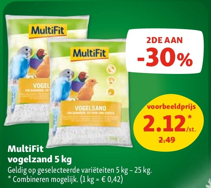 MultiFit vogelzand 5 kg