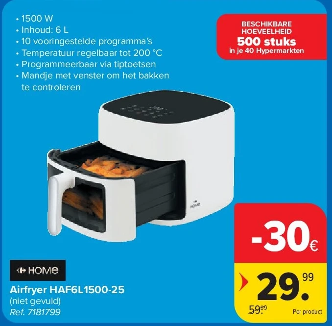 Airfryer HAF6L1500-25