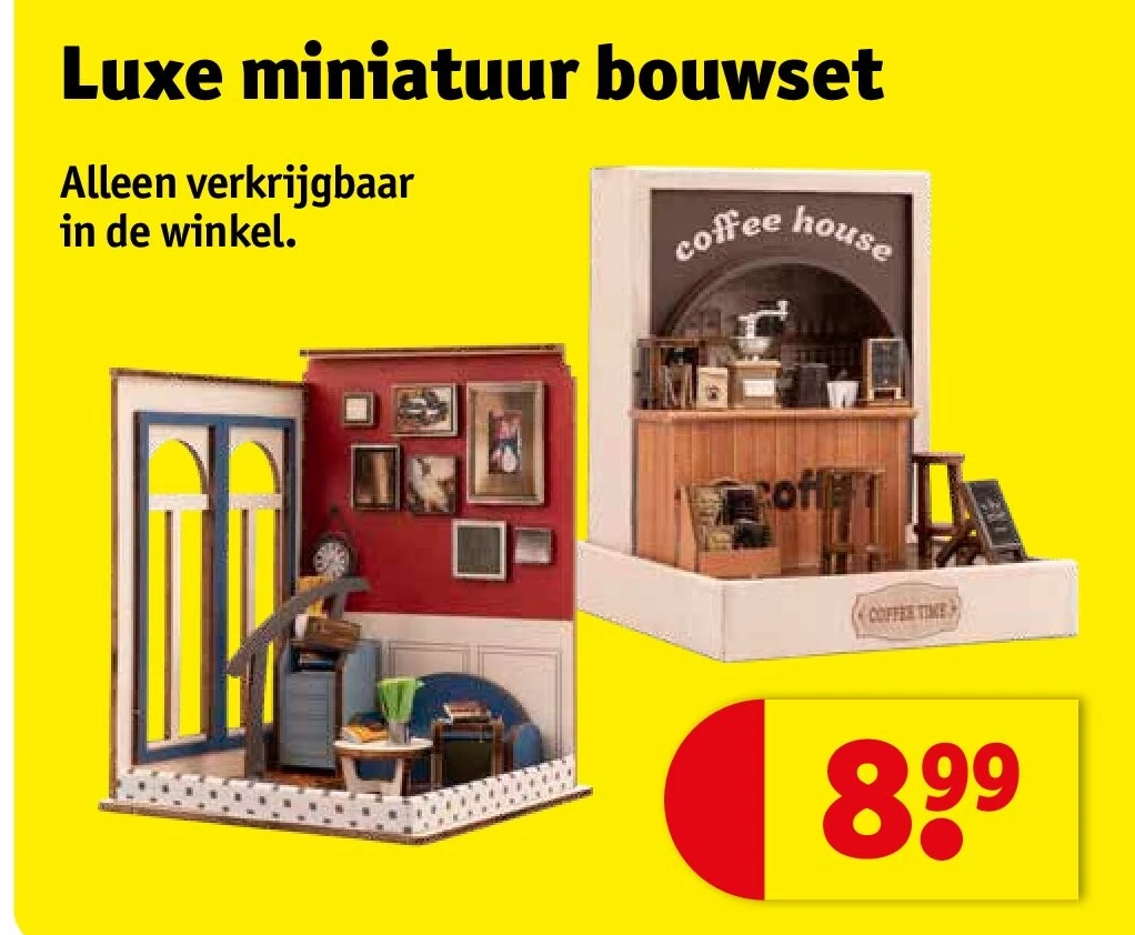 Luxe miniatuur bouwset