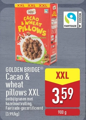 Cacao & wheat pillows XXL