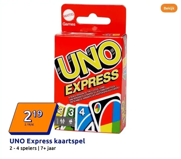 UNO Express kaartspel