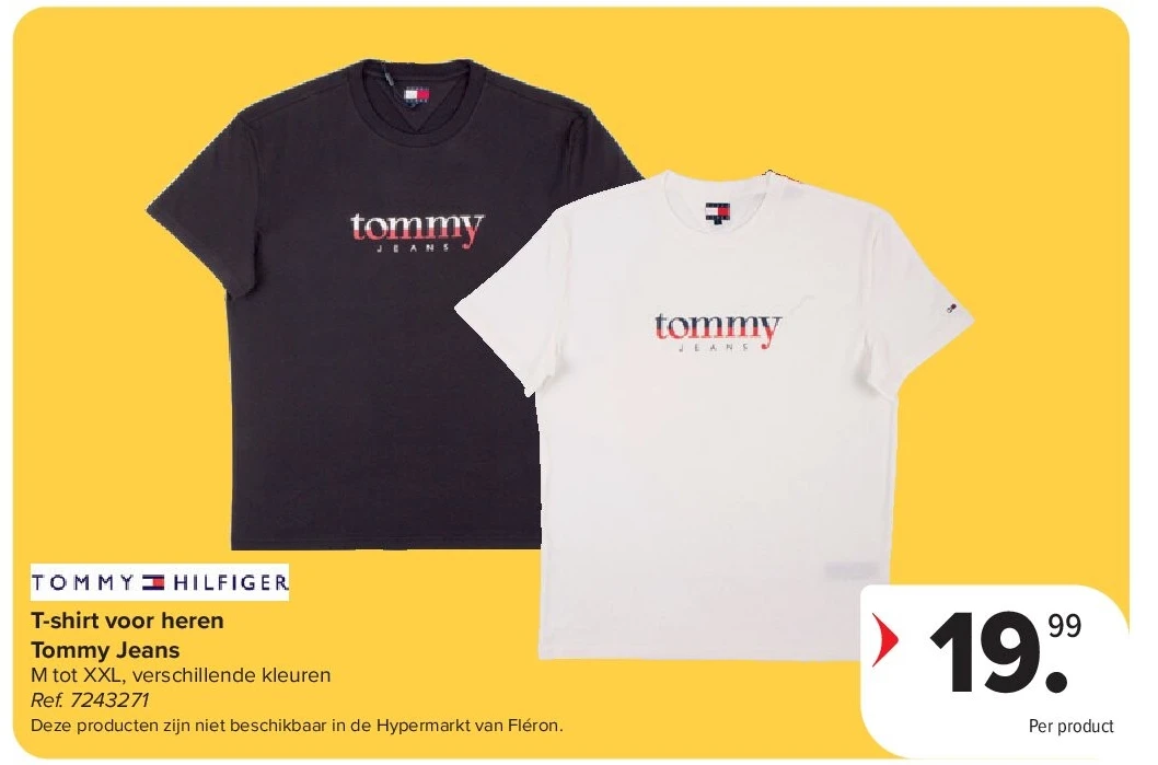 T-shirt voor heren Tommy Jeans