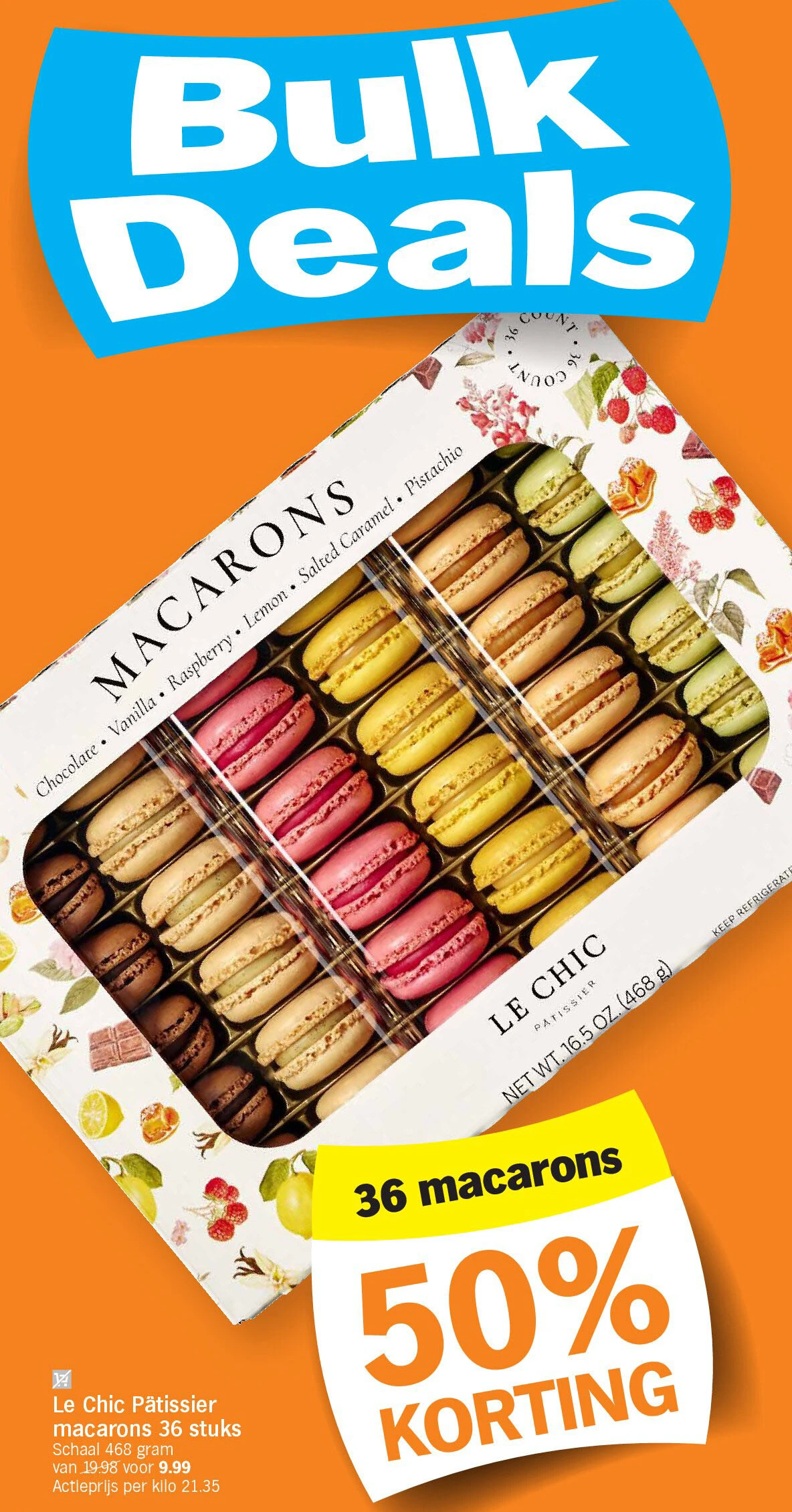 Le Chic Pâtissier macarons 36 stuks