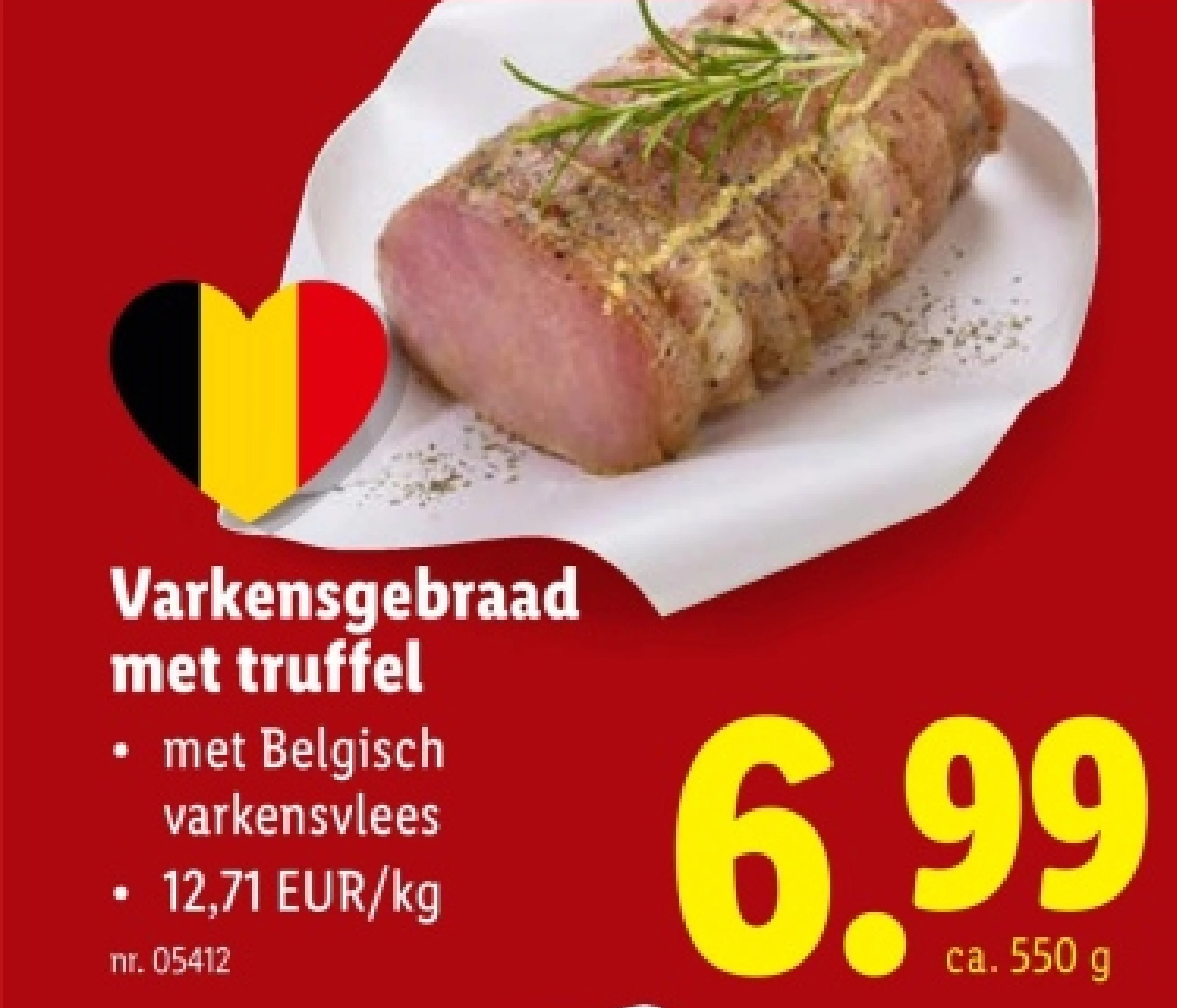 Varkensgebraad met truffel