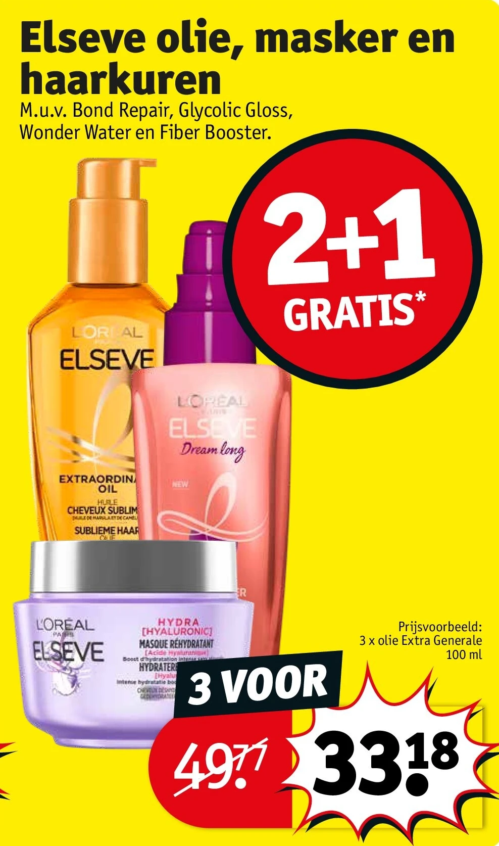 Elseve olie, masker en haarkuren
