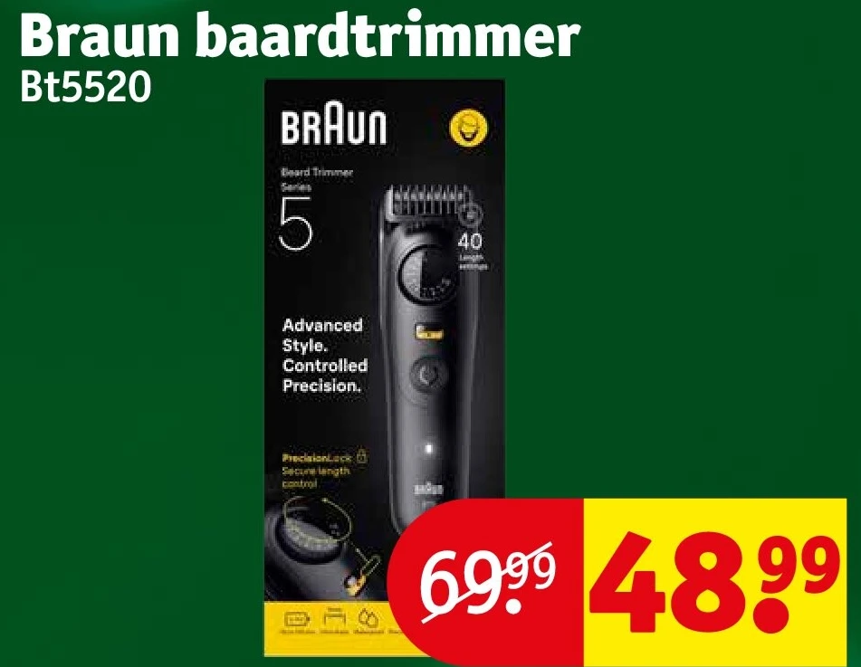 Braun baardtrimmer