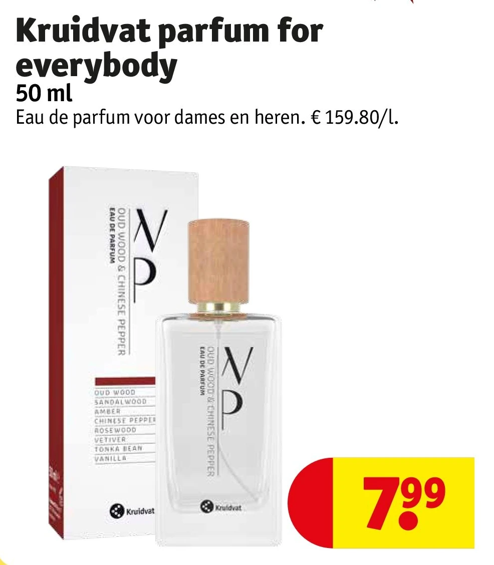 Kruidvat parfum for everybody
