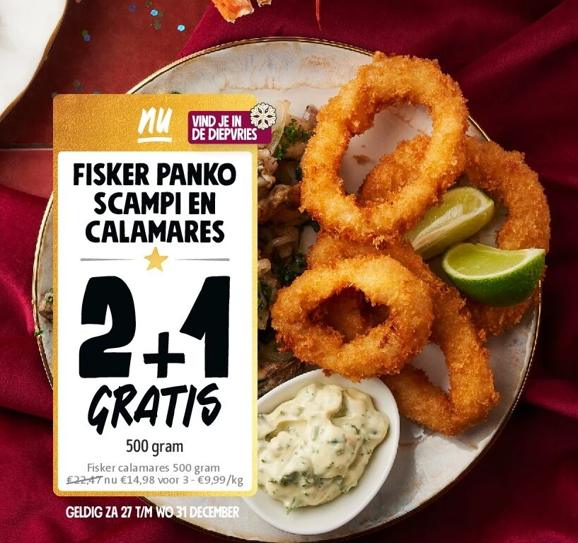 FISKER PANKO SCAMPI EN CALAMARES