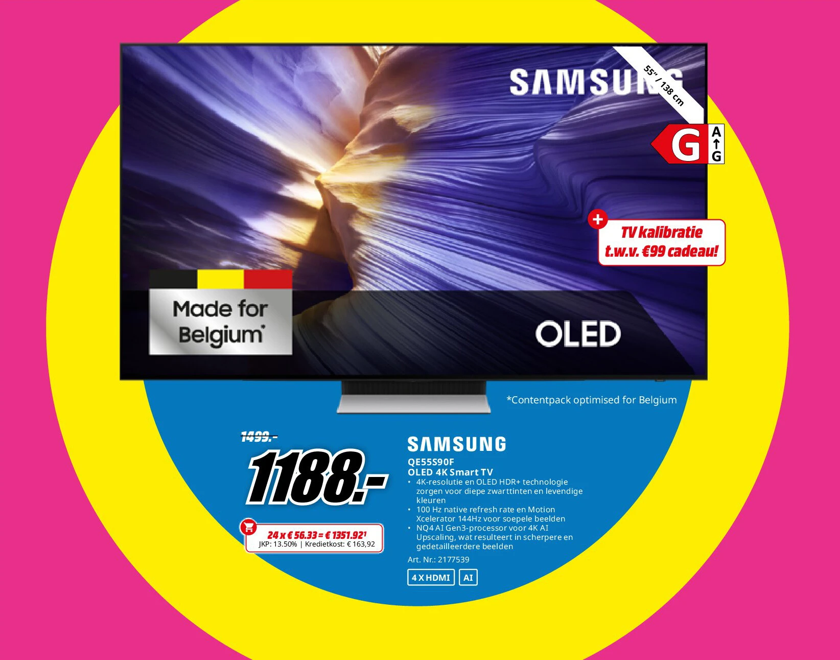 Samsung QE55S90F OLED 4K Smart TV