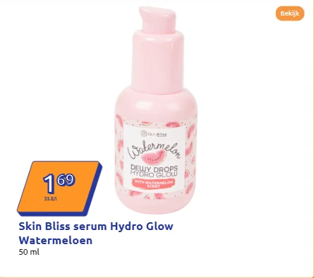 Skin Bliss serum Hydro Glow Watermeloen 50 ml