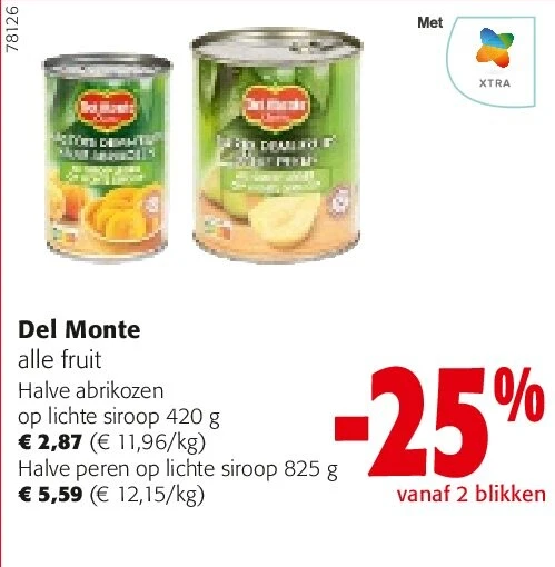 Del Monte Halve abrikozen op lichte siroop 420 g
