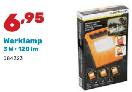 Werklamp 3 W • 120 lm