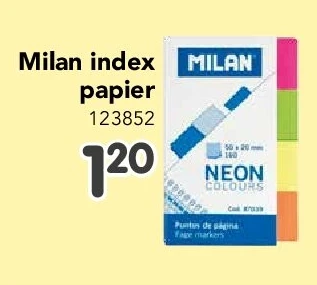 Milan index papier