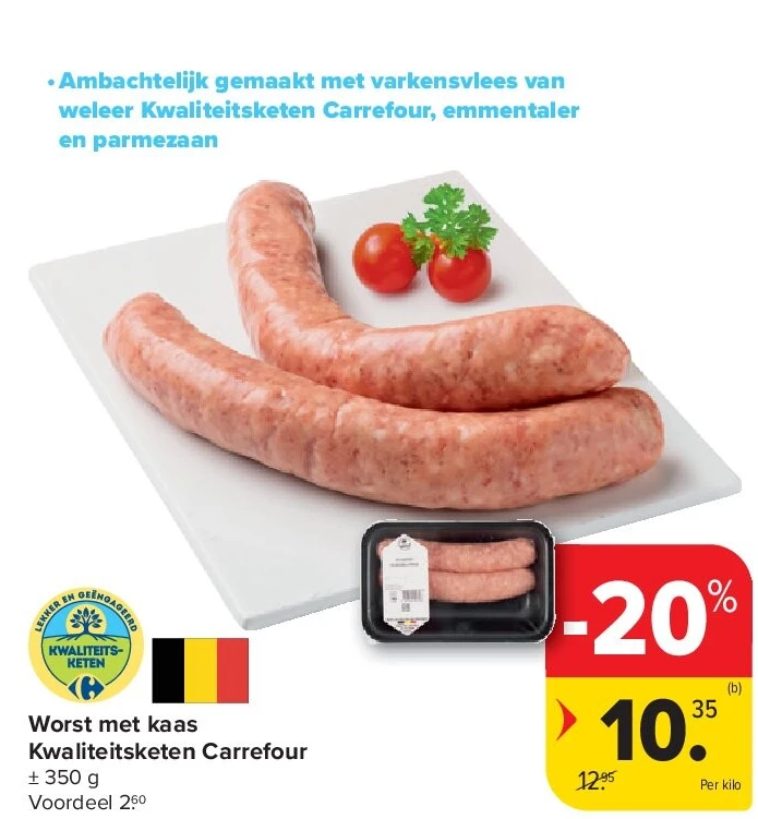Worst met kaas Kwaliteitsketen Carrefour