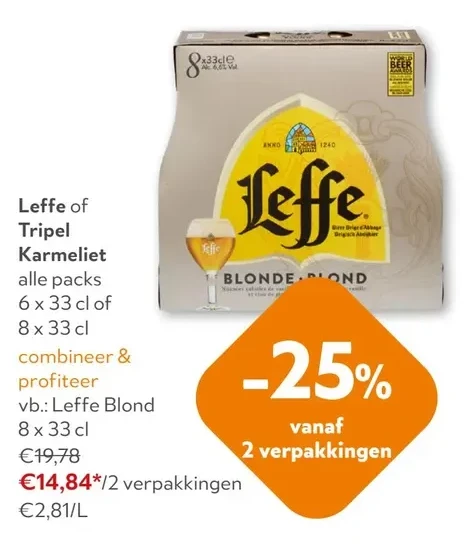 Leffe Blond 8 x 33 cl