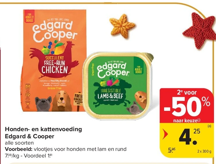Honden- en kattenvoeding Edgard & Cooper