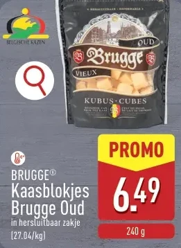 Kaasblokjes Brugge Oud