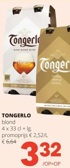 TONGERLO blond