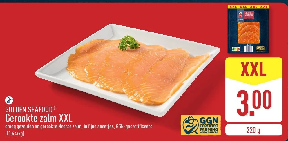 Gerookte zalm XXL
