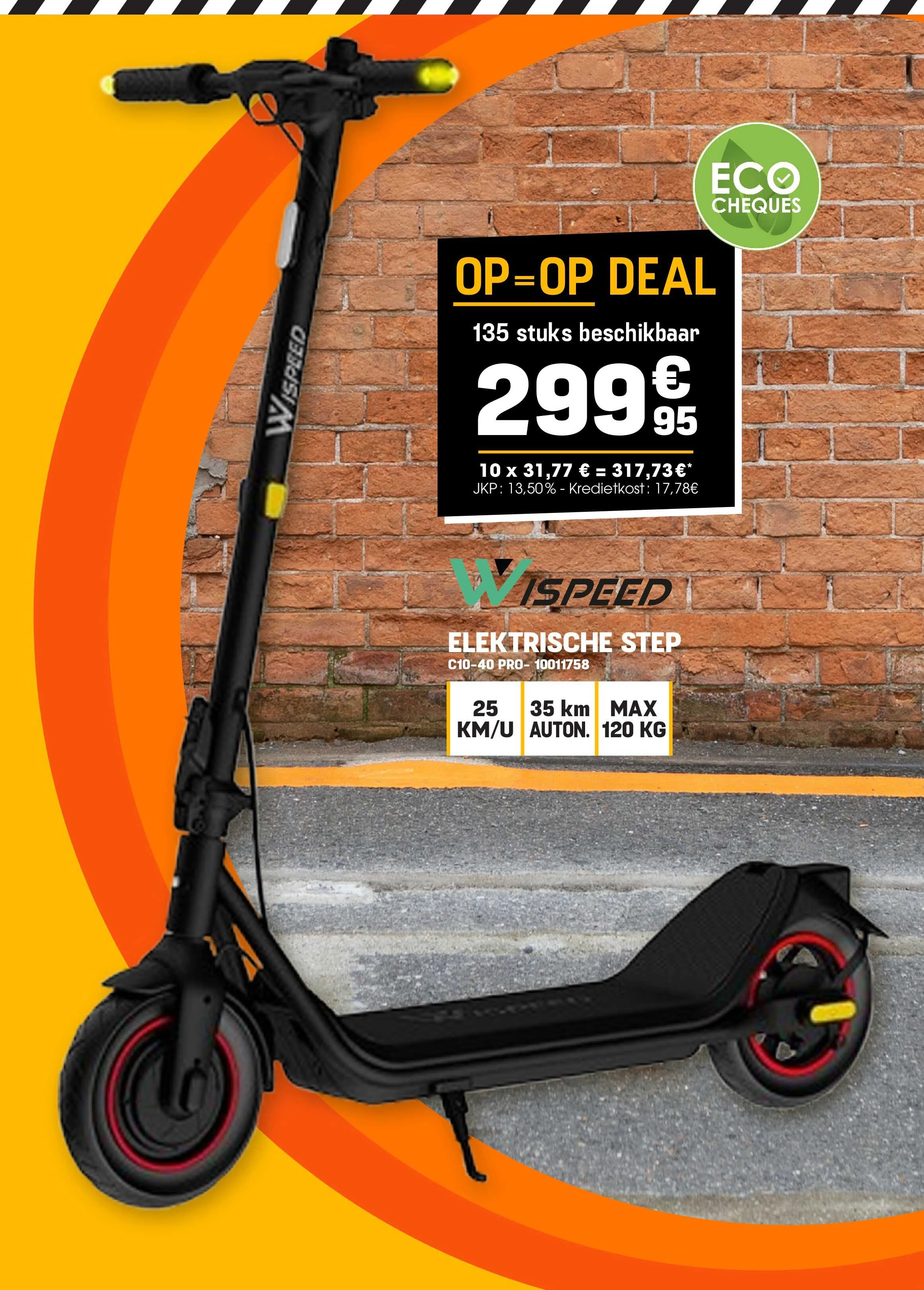Wispeed ELEKTRISCHE STEP C10-40 PRO