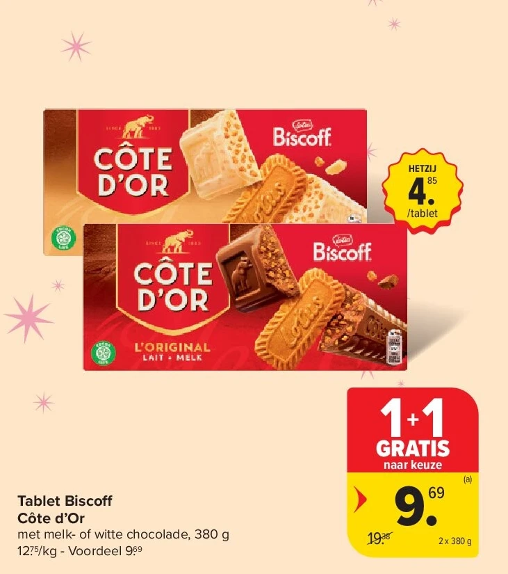 Tablet Biscoff Côte d’Or