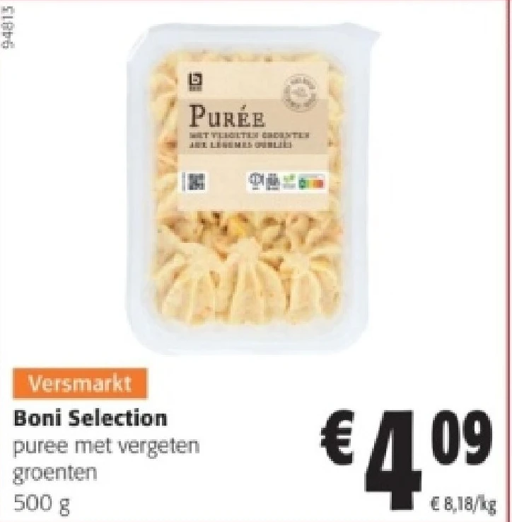 Boni Selection puree met vergeten groenten 500 g