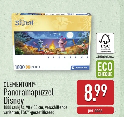 Panoramapuzzel Disney