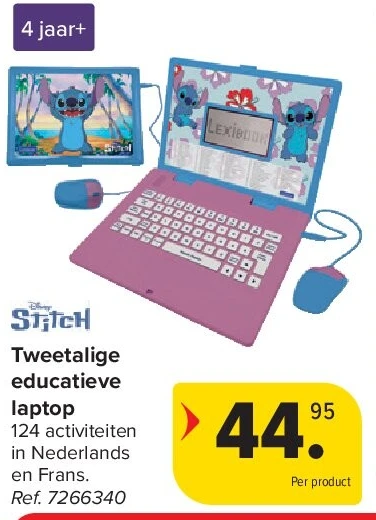 Tweetalige educatieve laptop