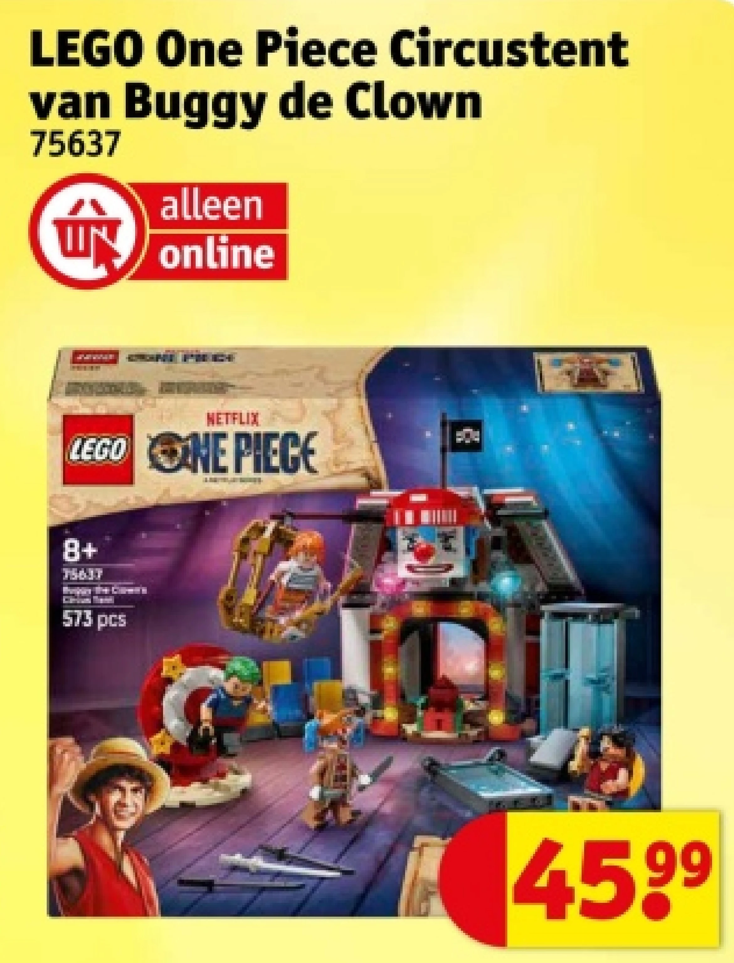 LEGO One Piece Circustent van Buggy de Clown