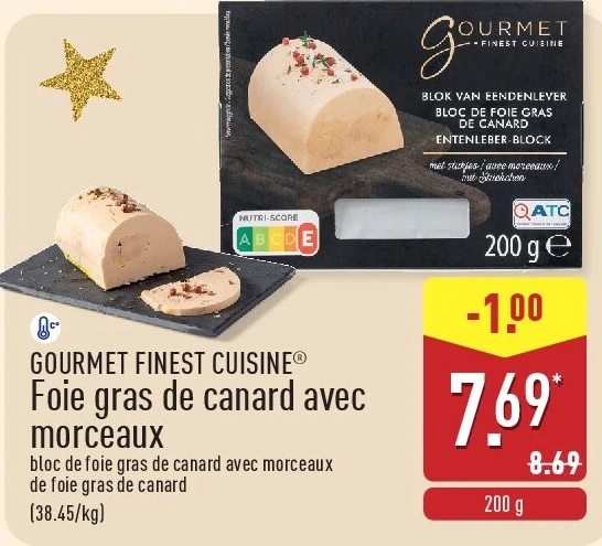 Foie gras de canard avec morceaux