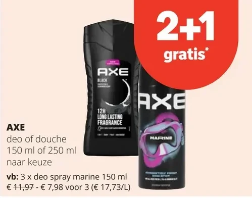 AXE deo of douche 150 ml