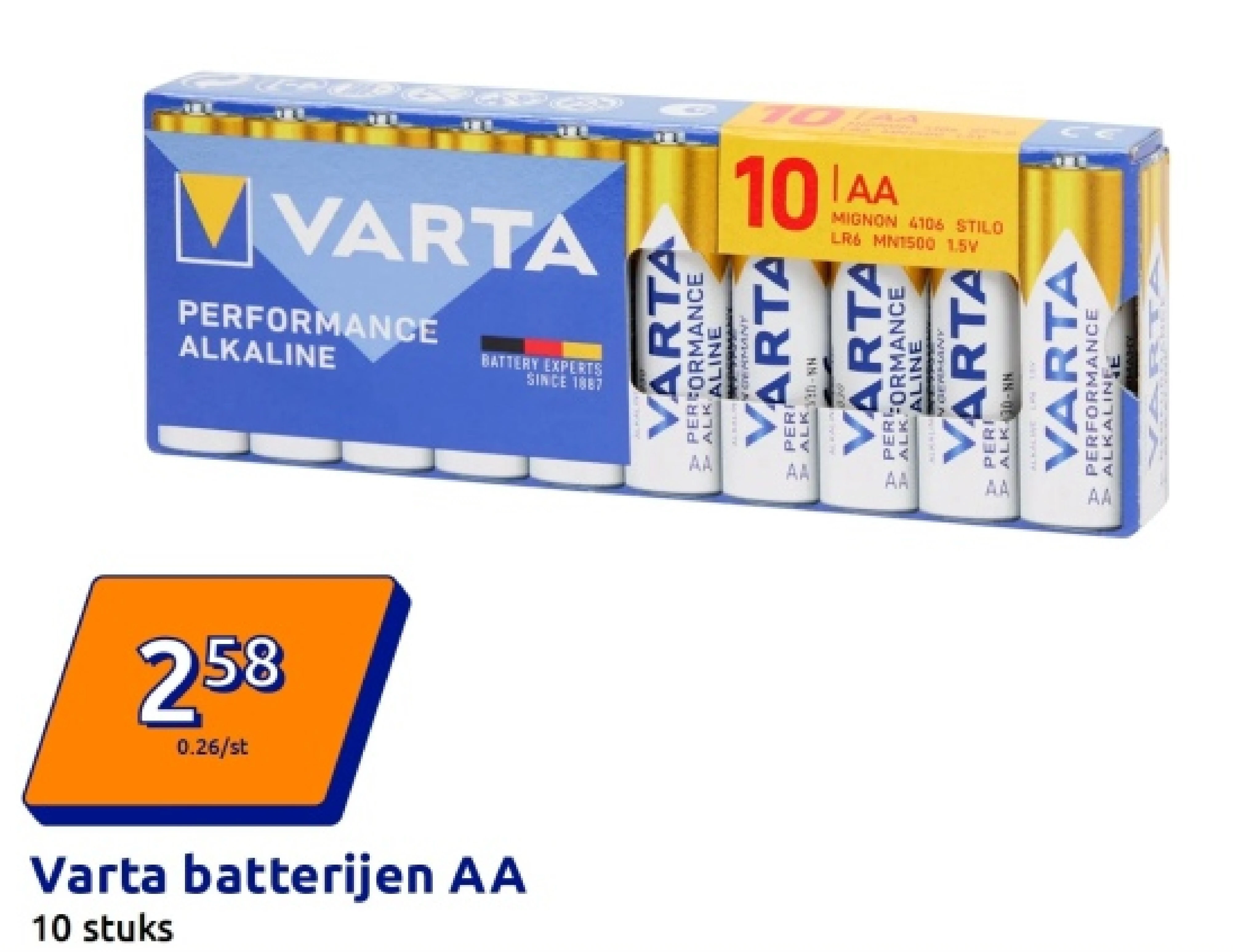 Varta batterijen AA