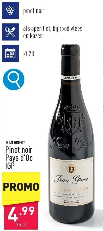 Pinot noir Pays d’Oc IGP