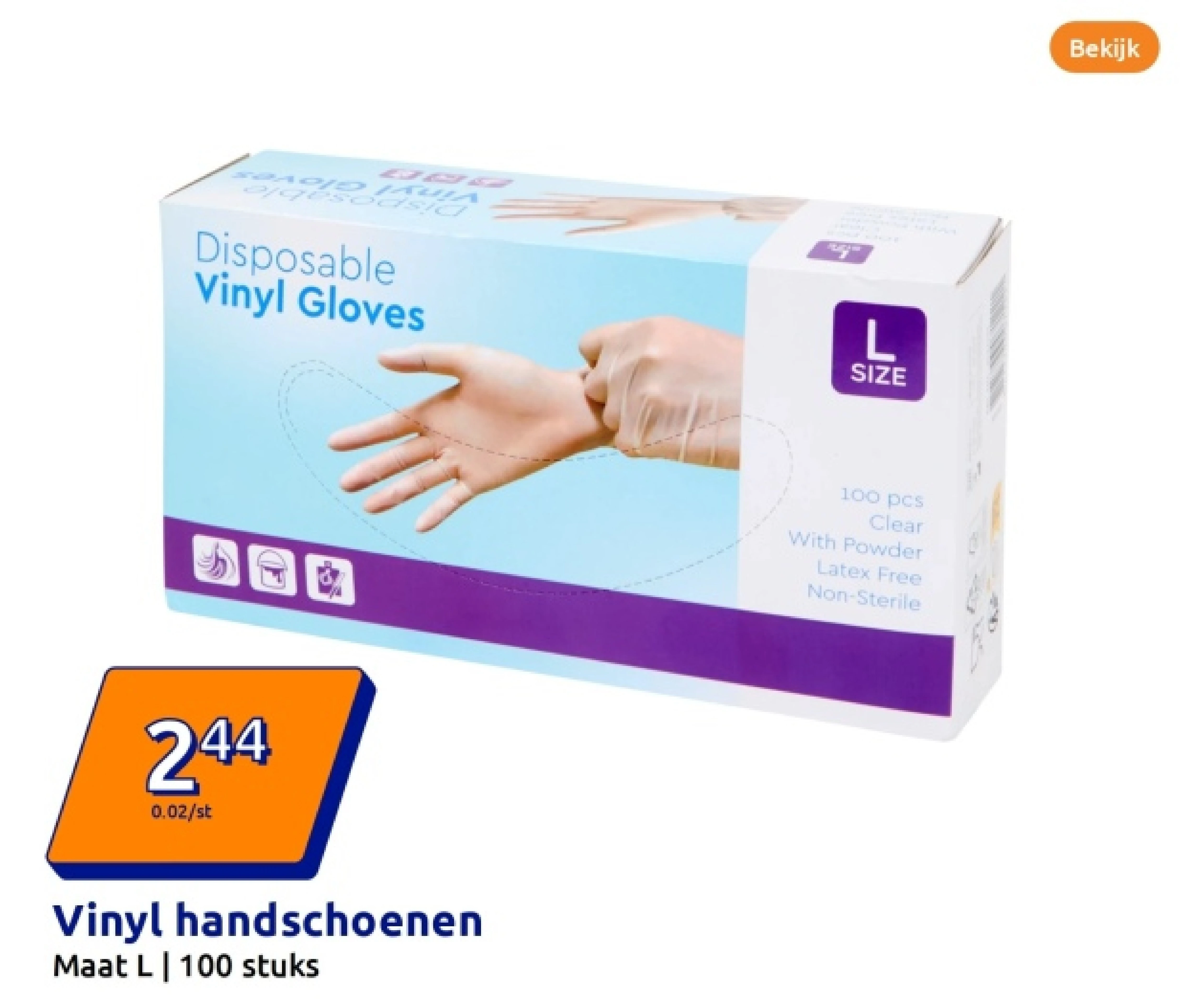Vinyl handschoenen
