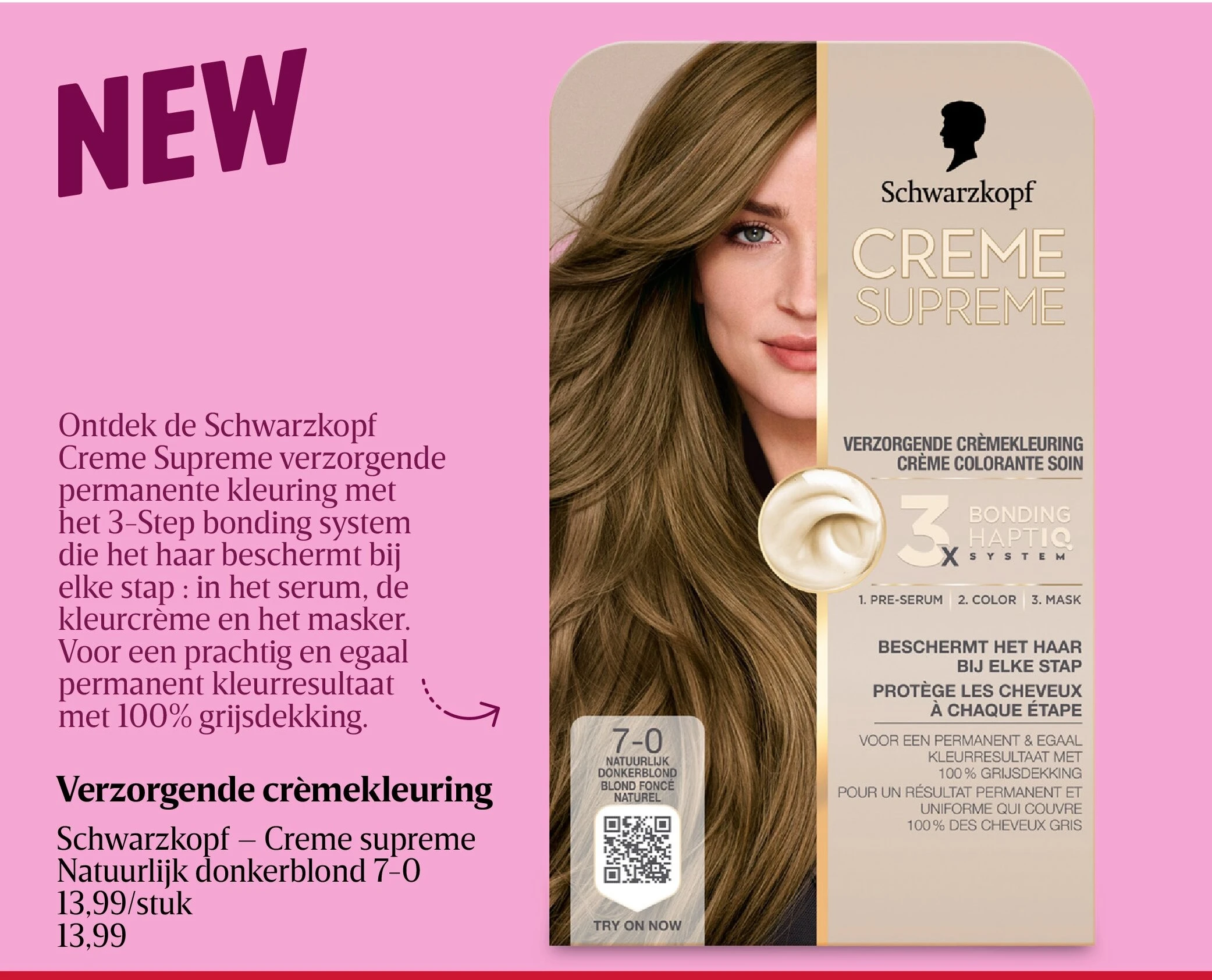 Verzorgende crèmekleuring