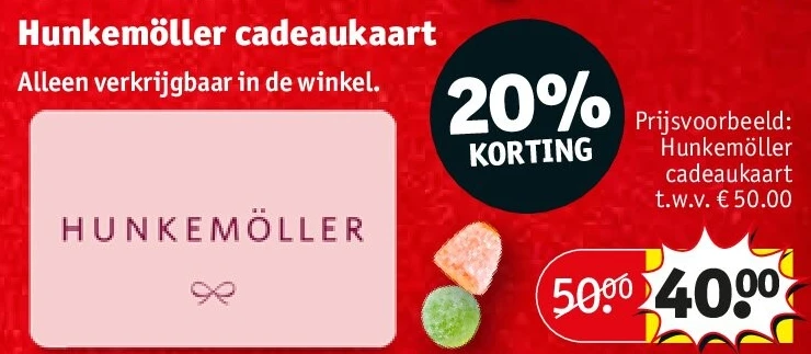 Hunkemöller cadeaukaart