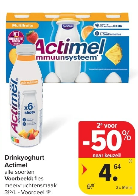 Drinkyoghurt Actimel