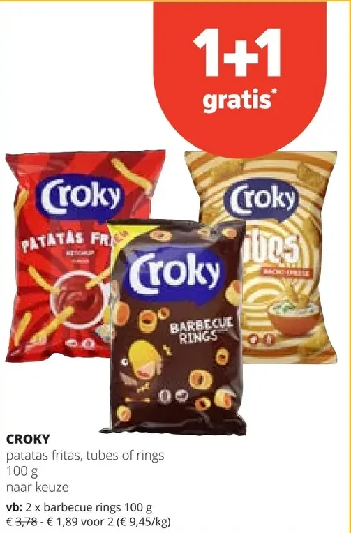CROKY barbecue rings 100 g