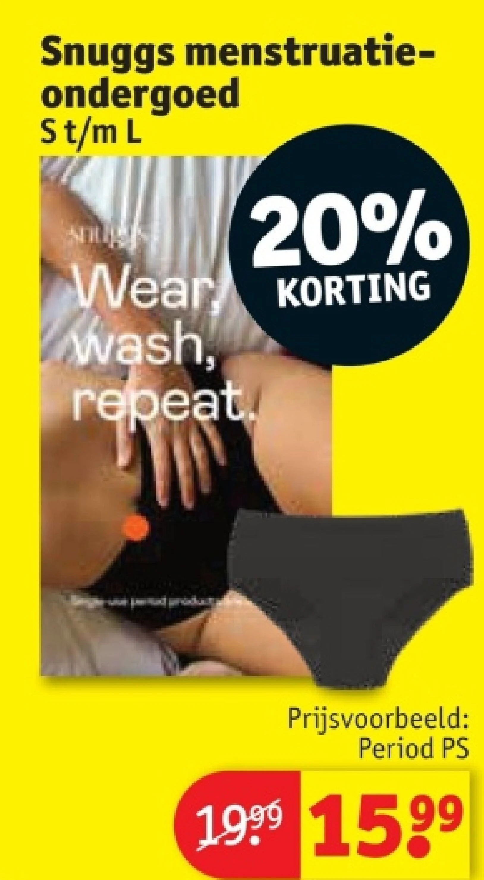 Snuggs menstruatie- ondergoed