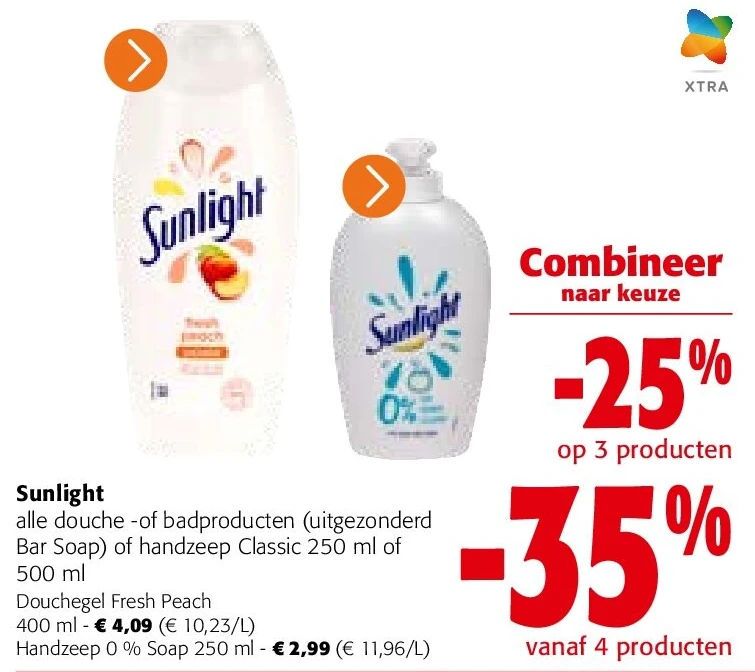 Douchegel Fresh Peach 400 ml