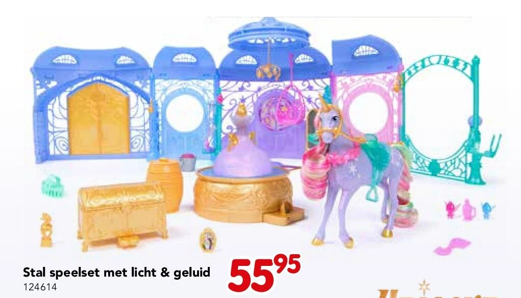 Stal speelset met licht & geluid
