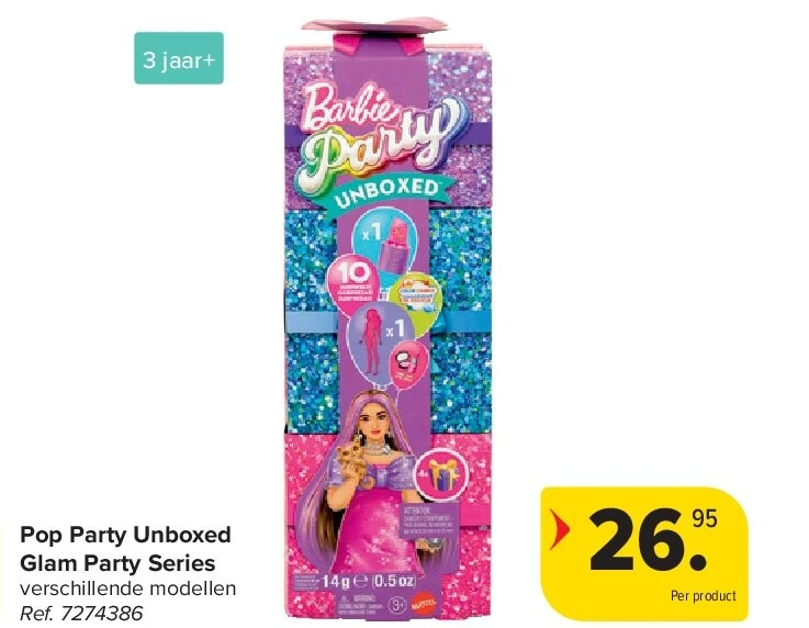 Pop Party Unboxed Glam Party Series