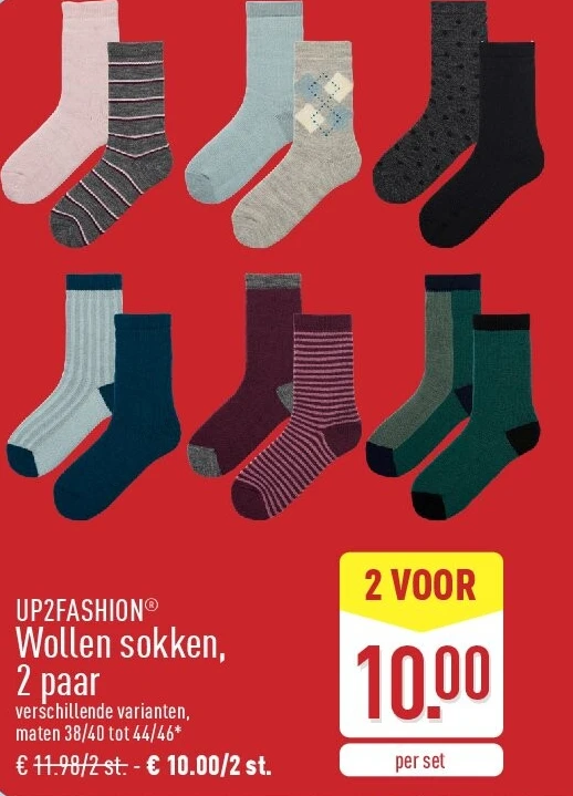 Wollen sokken, 2paar