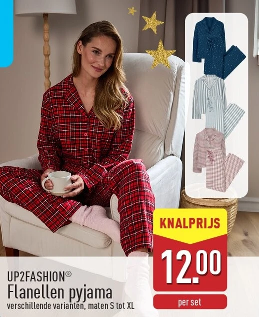 Flanellen pyjama
