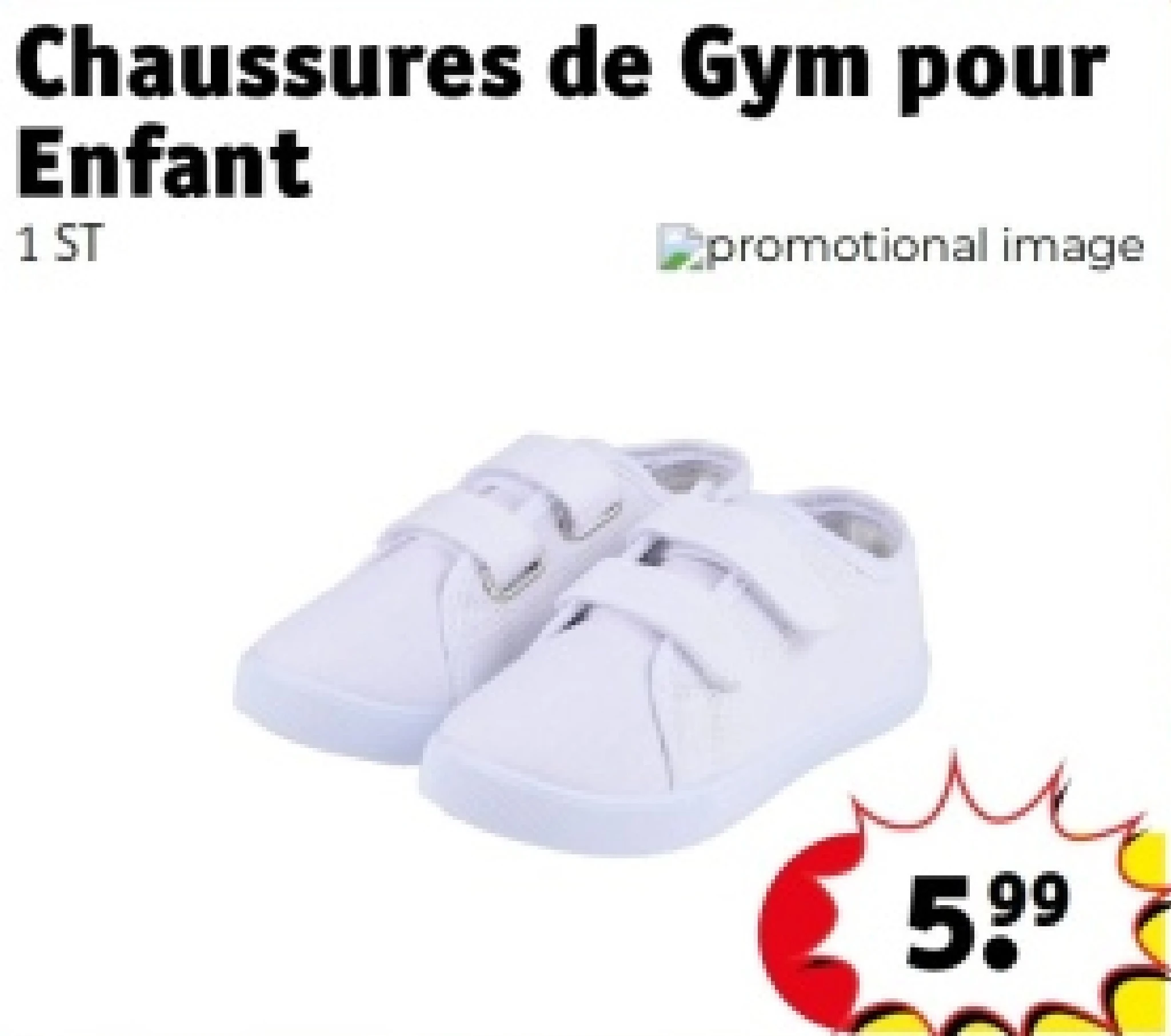 Chaussures de Gym pour Enfant