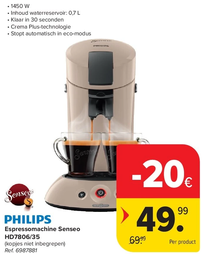 Espressomachine Senseo HD7806/35