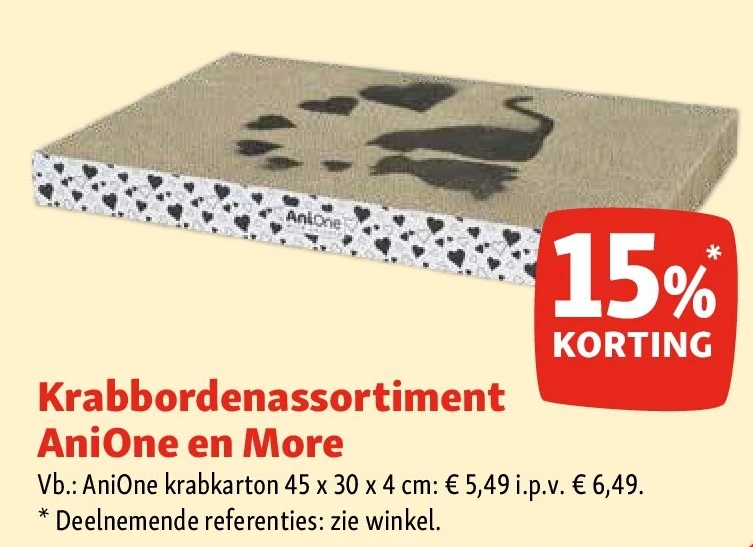 Krabbordenassortiment AniOne en More